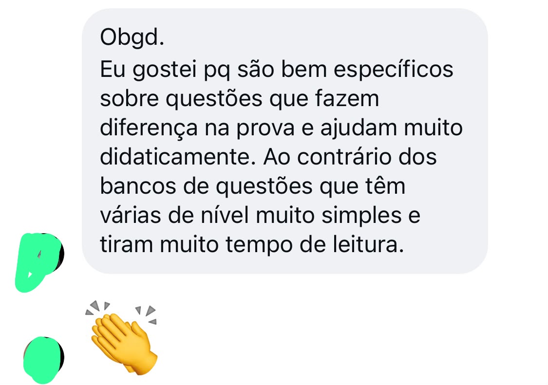 Depoimento de aluno