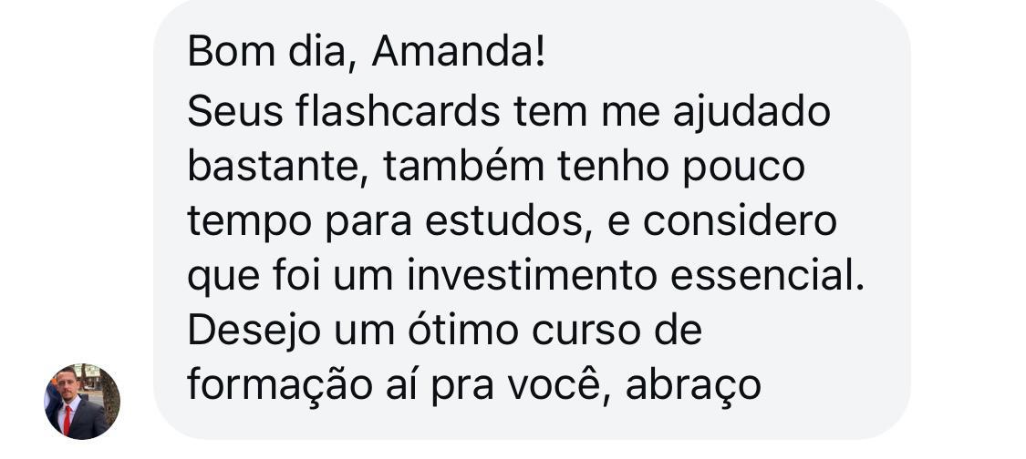 Depoimento de aluno